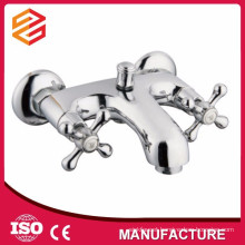 copper shower faucet surface mounted mixer shower dual handle shower mixer